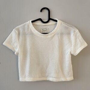 Sixxta crop top white soft nice fabric